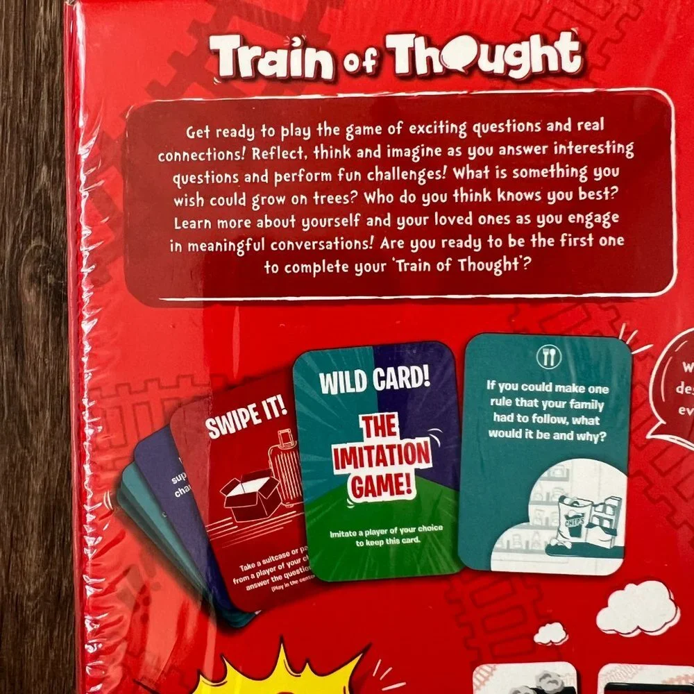 NEW Skillmatics Card Game - Train of Thought- Family Game Night